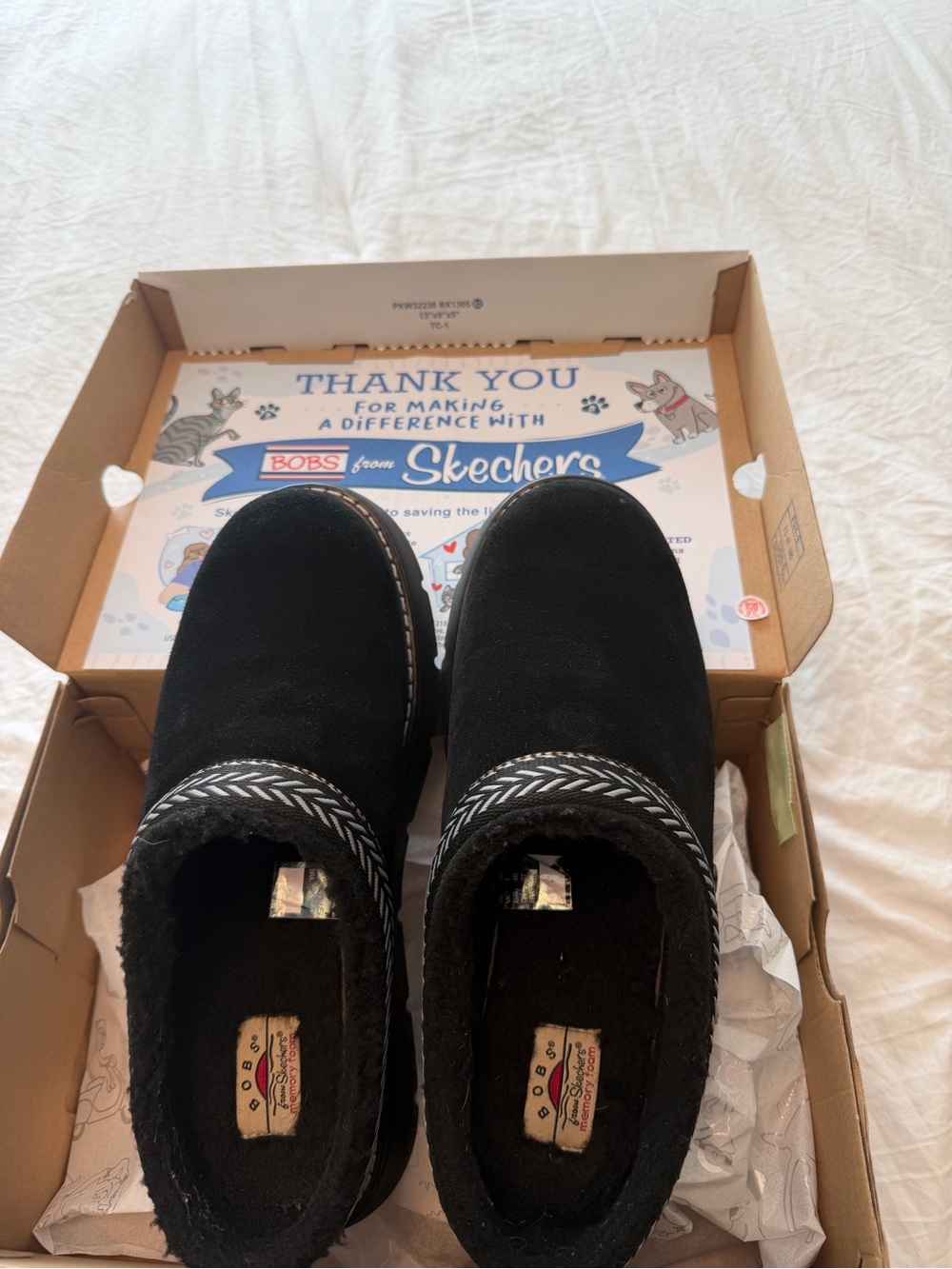 Bob’s from Skechers Keepsakes Slippers Black size 10